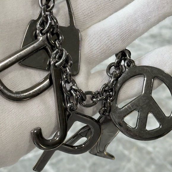 Donald J Pliner bag charm fob hangtag letters - Picture 8 of 8